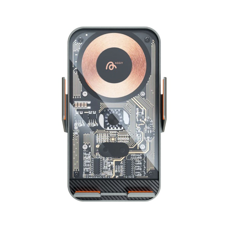 Aggiy Auto Hold 15W Magsafe Wireless Kablosuz Şarj Araç Magnetic Telefon Tutucu