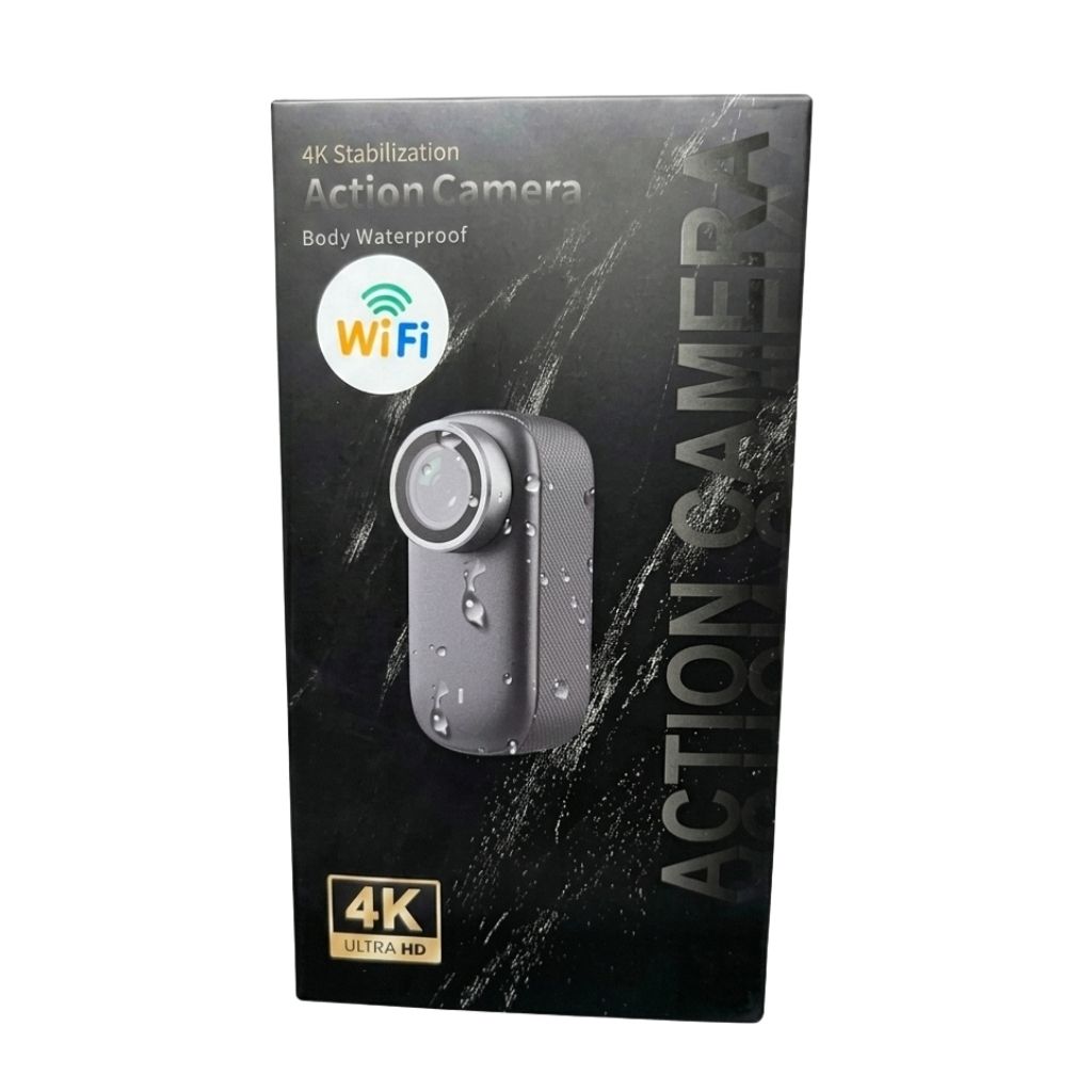 4K Ultra HD Aksiyon Kamerası – Sarsıntı Önleyici Stabilization Özellikli, Kendinden Su Geçirmez