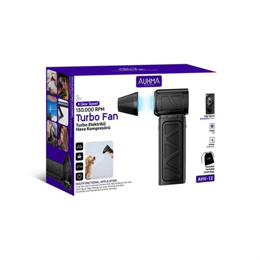 Turbo Jet Fan 130.000 RPM Fırçasız Motorlu