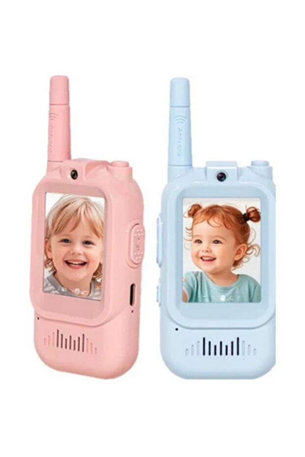 Çocuklar İçin Akıllı Kameralı Telsiz | Kablosuz Walkie Talkie